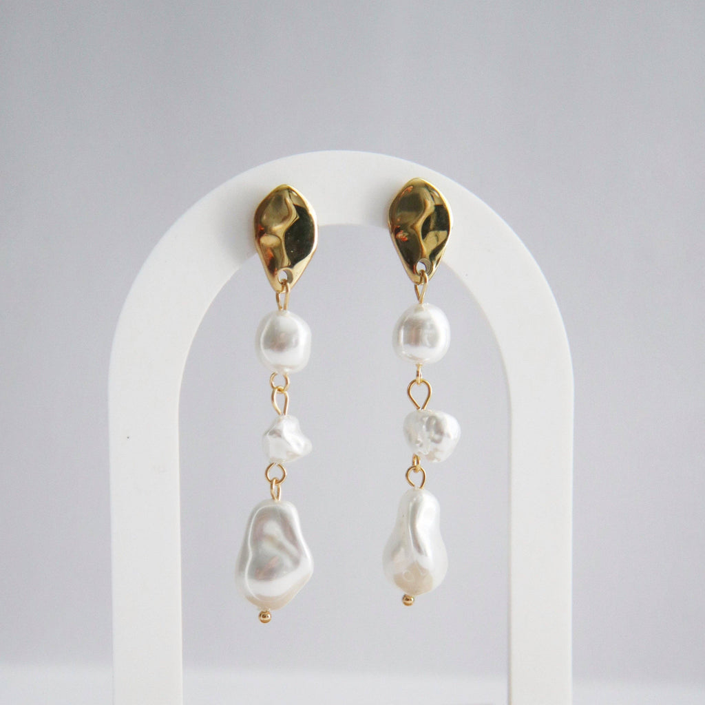 Lune Baroque Pearl Earrings