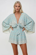 Paisley Batwing Romper