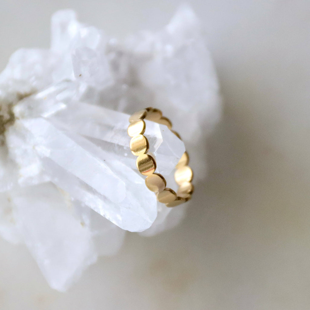 Circle Band Stack Ring