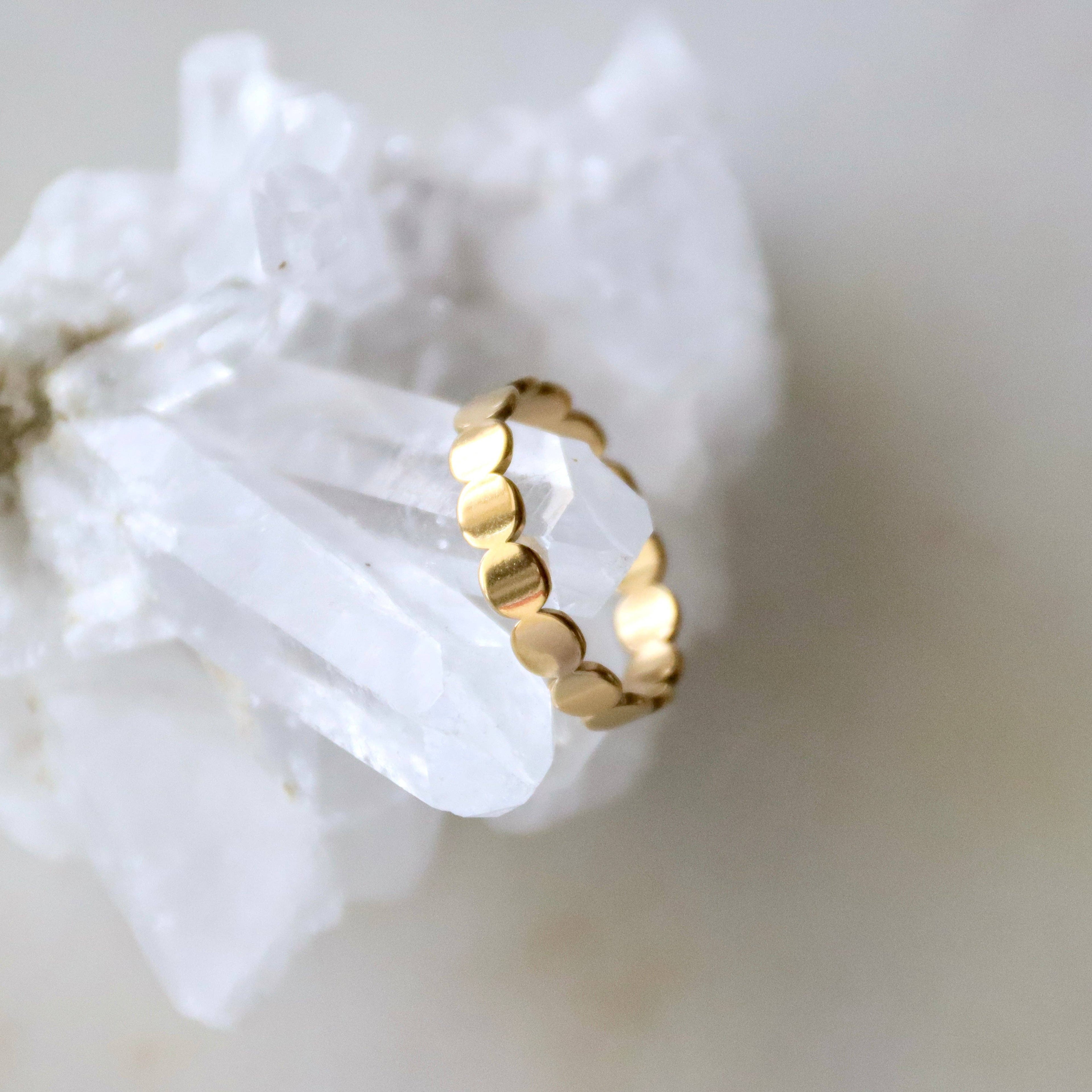 Circle Band Stack Ring