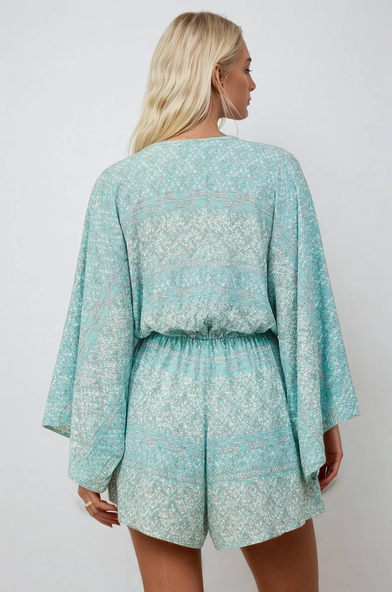 Paisley Batwing Romper